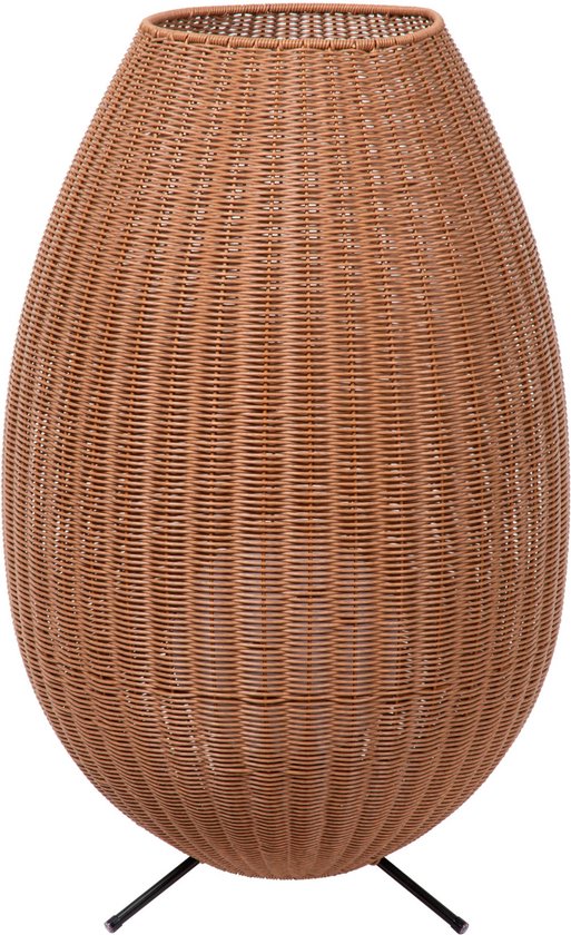 Lucide COLIN IP44 - Lampadaire rechargeable intérieur/extérieur - Batterie/Batterie - LED 3 StepDim - 1x3W 3000K - IP44 - Naturel