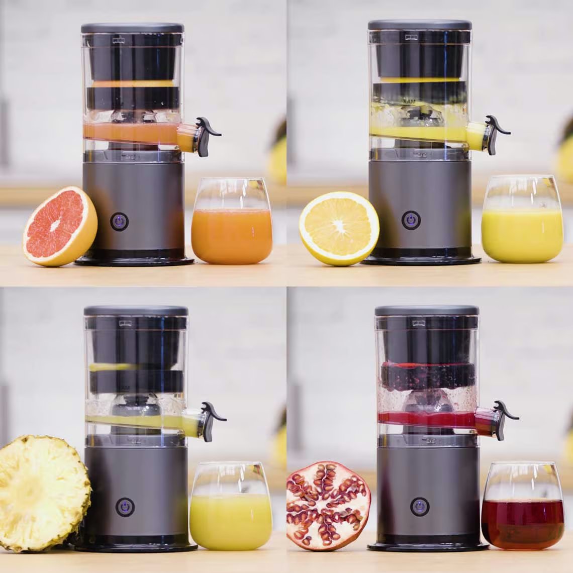 Extracteur de jus sans fil Livington JuiceBoost - Livre de recettes inclus - Compact et léger - Extraction de jus préservant les vitamines