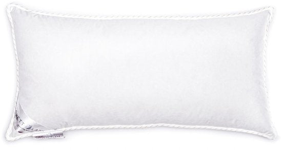 Oreiller Heckettlane - Oreiller carré garni de plumes et de duvet - Oreiller rafraîchissant - 60 x 70 cm - Pour les personnes dormant sur le dos, sur le côté ou sur le ventre - 1 pièce
