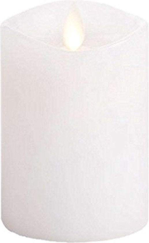 Bougies LED 5 x 7 cm - lot de 4 - avec minuterie - blanches