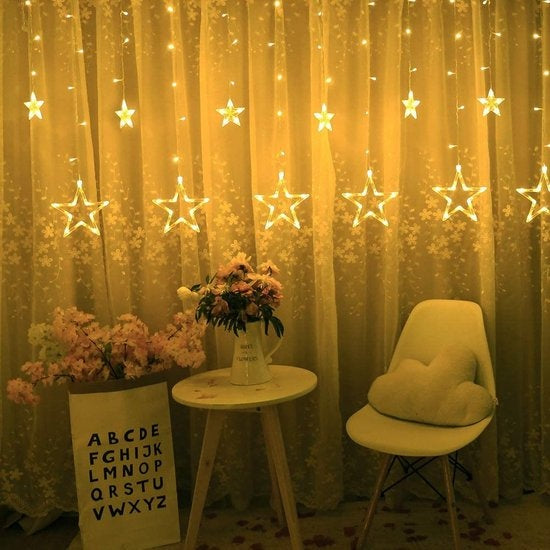 Giftmas Star Curtain - lumières de Noël - 2.5m