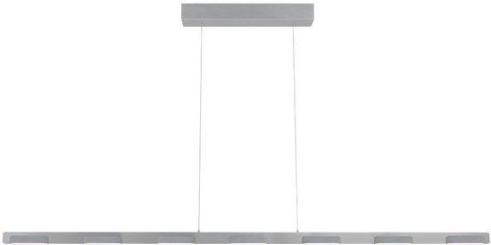 Suspension Bloc 3297ST en acier, 171 cm, hauteur réglable grâce à un système de levage par câble Steinhauer, design moderne, intensité réglable à l'aide d'un variateur externe