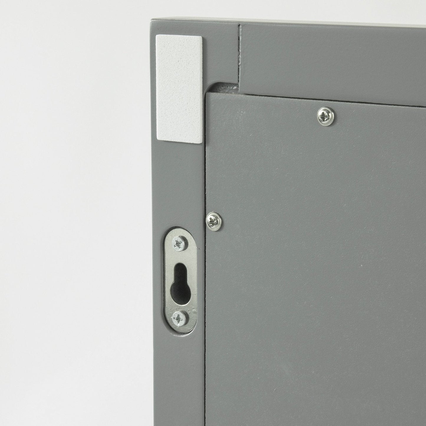 SoBuy Miroir de salle de bain avec étagère - Gris foncé - 40x50x10 cm