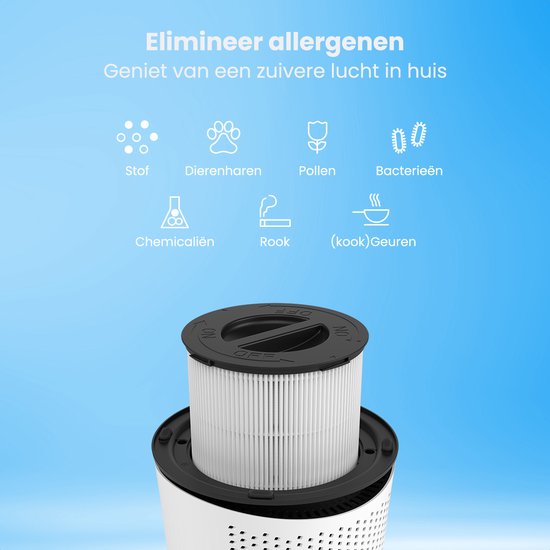 Auronic HEPA13 Filter Compact Pro - Filtre à charbon - Convient pour AU1003291 + AU1003292