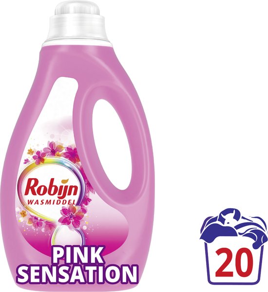 Robijn Color Pink Sensation Détergent liquide 20 lavages