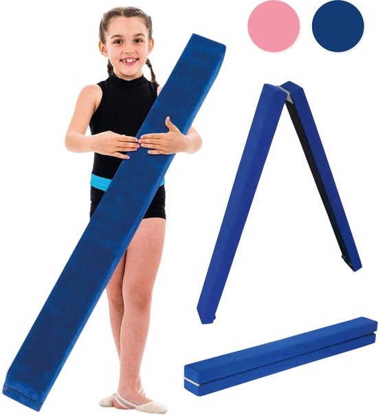 ProSkill Poutre de gymnastique - 210cm - Poutre d'équilibre - Pour la maison - Pliable - Gymnastique