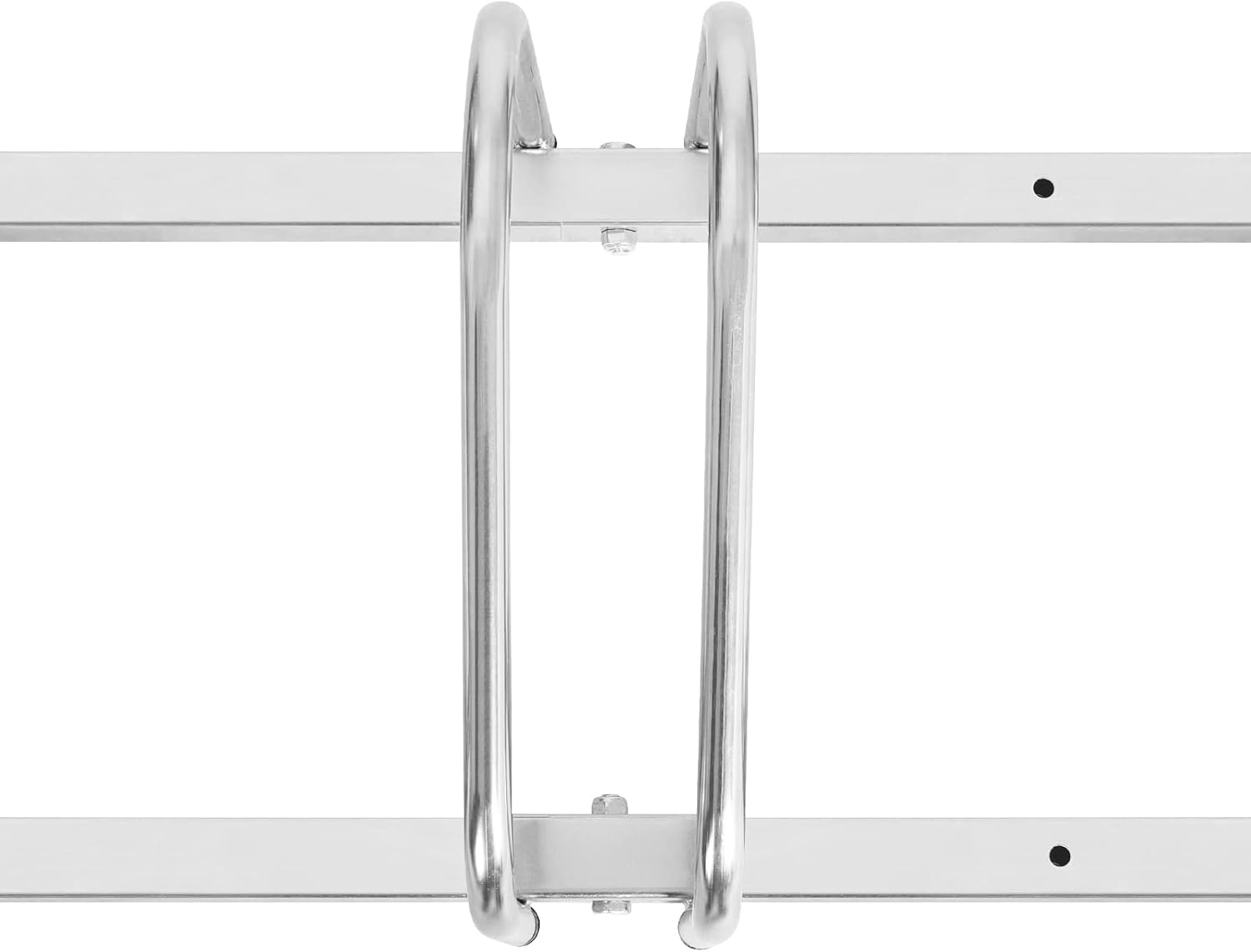 Woltu Porte-vélos pour 6 vélos - Fixation au sol ou au mur - Métal galvanisé - Argent - 160,5 x 32 x 27 cm