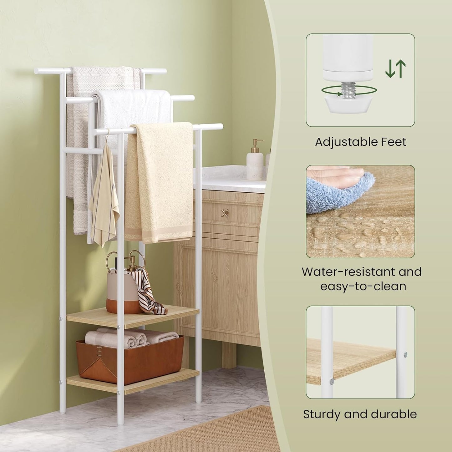Woltu Banc de rangement avec dossier et coffre à jouets pour enfants Blanc 60 x 25,5 x 55 cm
