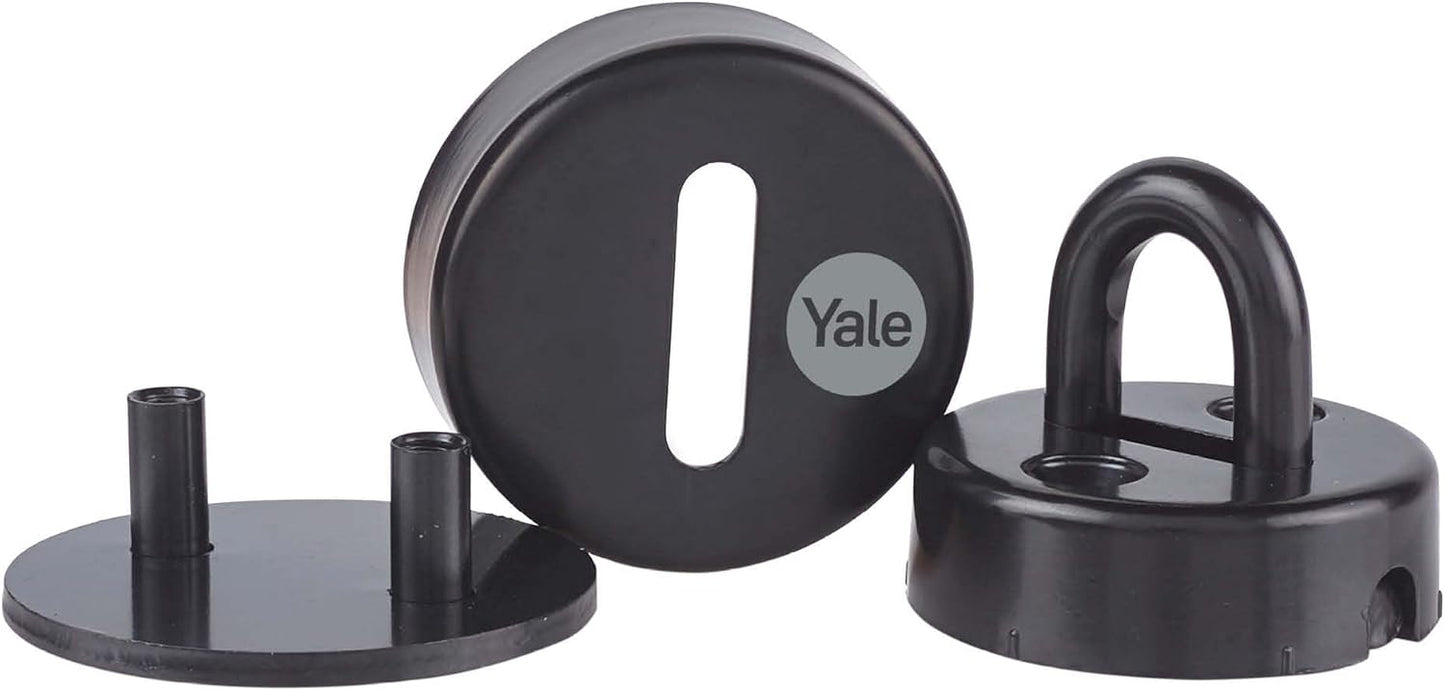 Yale Y730B60231 Ancrage Noir Haute Protection