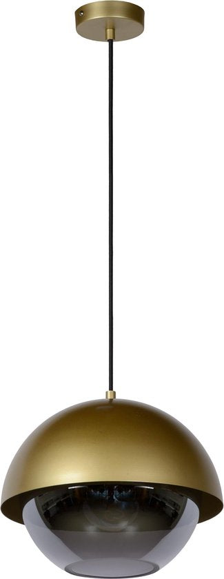 Lucide COOPER - Suspension - Ø 30 cm - 1xE27 - Or mat / Laiton