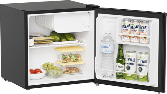 Mini-réfrigérateur KitchenBrothers - 43 L - Petit réfrigérateur - Minibar - Autonome - Frigo - Compact - Noir