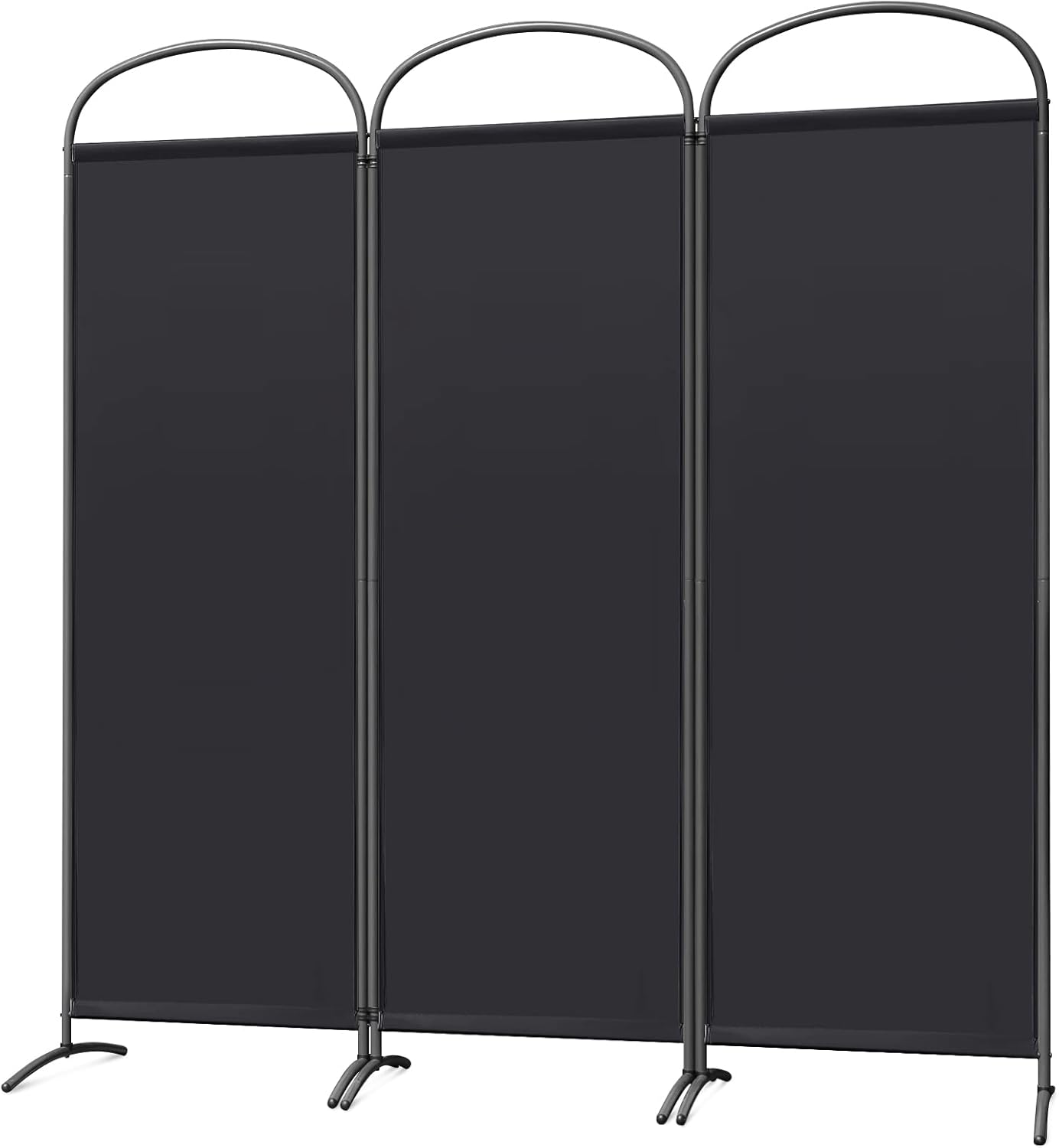 Angel Living Paravent - 3 Panneaux - 168 x 182 cm - Noir