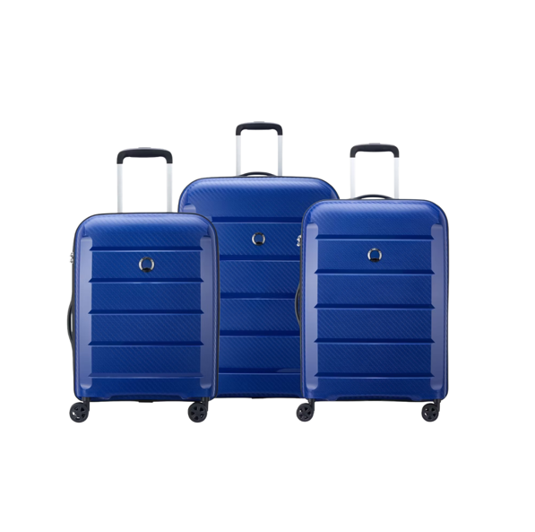 Delsey Paris Binalong 3-pieces trolley set - S, M, L - Nestable - TSA lock - Navy