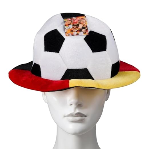 Chapeau de football Jung - Équipe allemande de football - 10 x 10 x 0,01 cm - 40 g - Universel