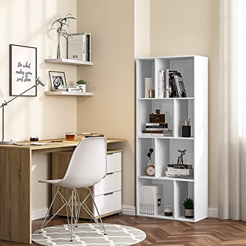 Woltu Wall Shelf Set 2 pieces - Blanc - 50 x 23 x 3.8 cm