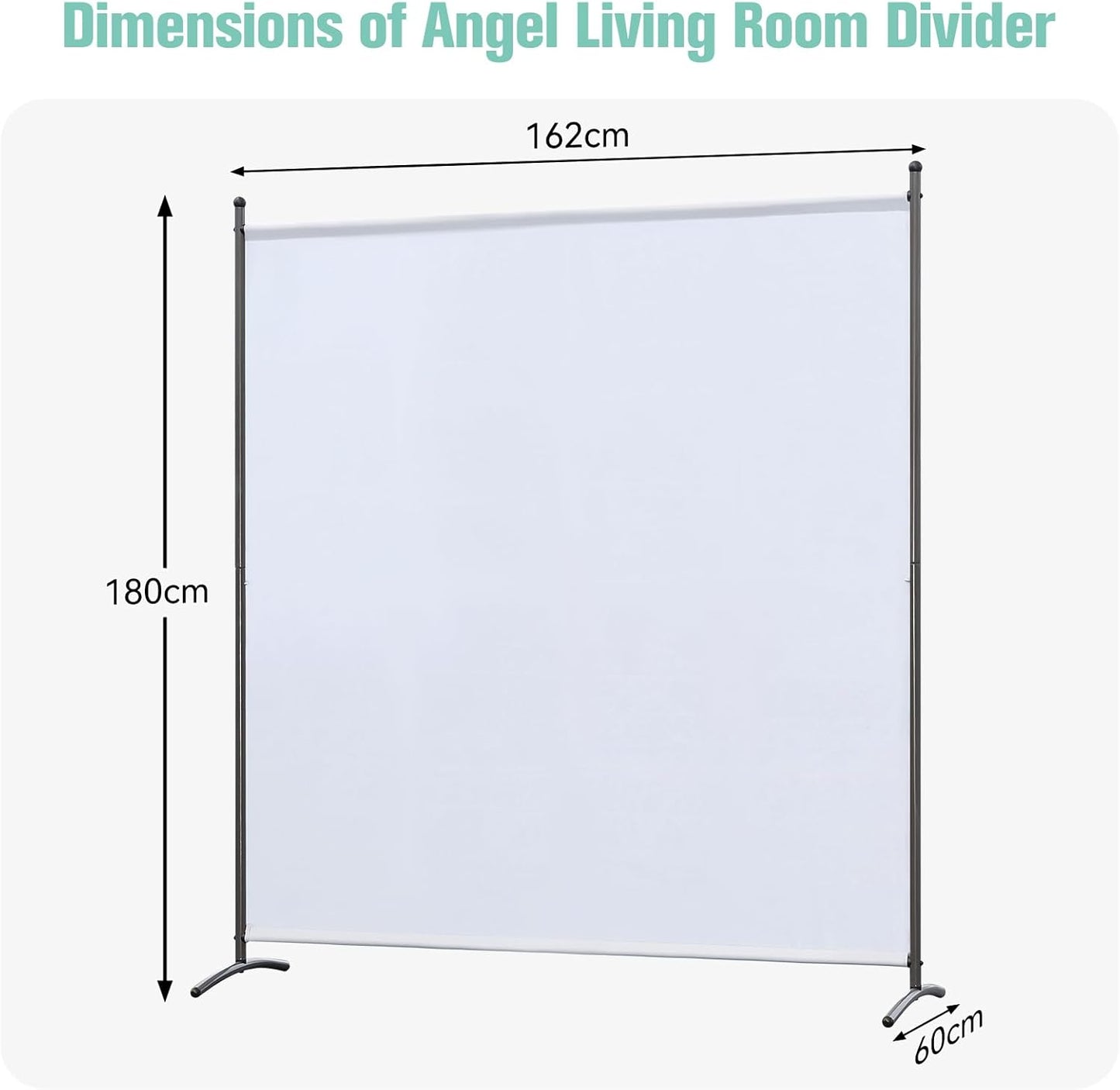 Paravent Angel Living 180 x 163 cm - Blanc