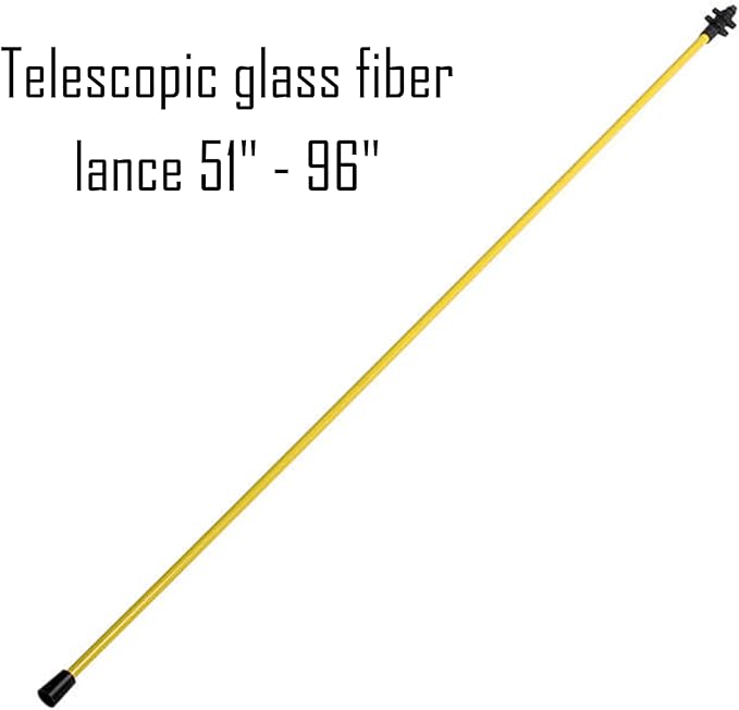 Rallonge, extensible en continu 130 -> 250 cm - fibre de verre/plastique