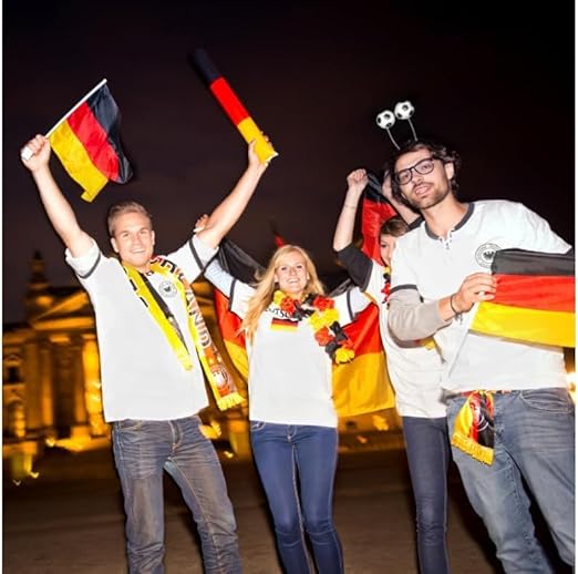 Chapeau de feutre Jung - Chapeau de football - Équipe allemande - Avec cloche