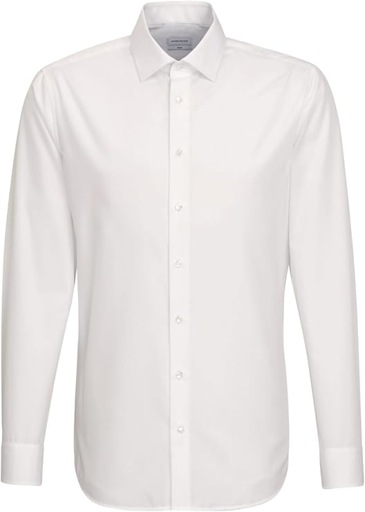 Chemise homme - Seidensticker Business Kent Ela- Taille 43 - blanc