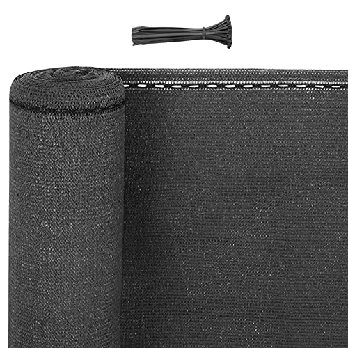 Brise-vue Woltu HDPE 180 g/m² - Anthracite - 1 x 15 m