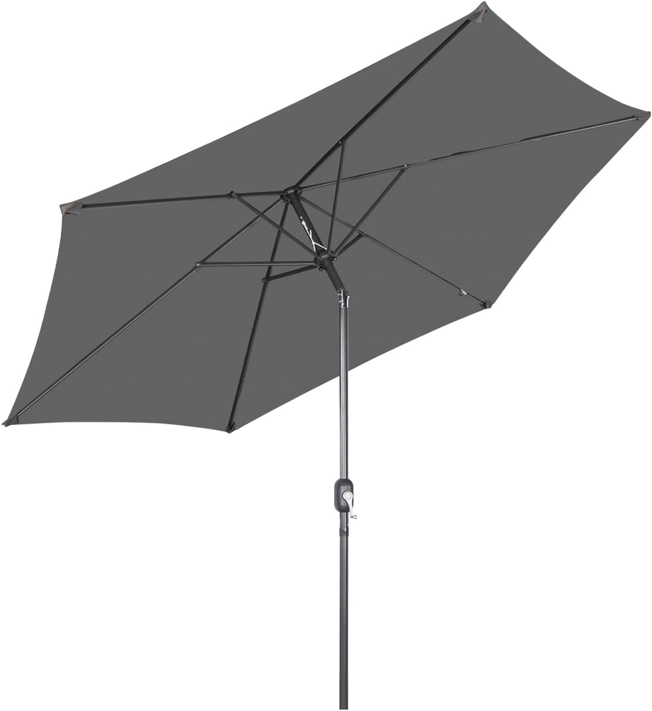 Angel Living Parasol Ø300 cm - Rond - Gris