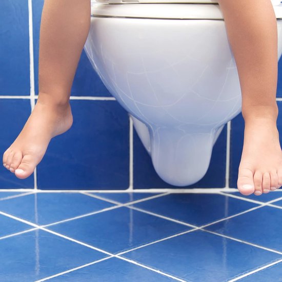 Siège de toilettes universel pour enfants - Siège de toilettes pour enfants - Réducteur de WC - Siège de toilettes portable avec poignées - Antidérapant - Blanc