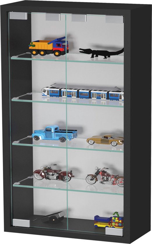 Vitrine murale suspendue debout - 40 x 60 x 12 cm