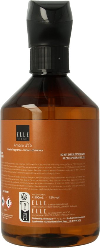 Elle Home - Ambre d'Or - Spray d'ambiance 500 ml
