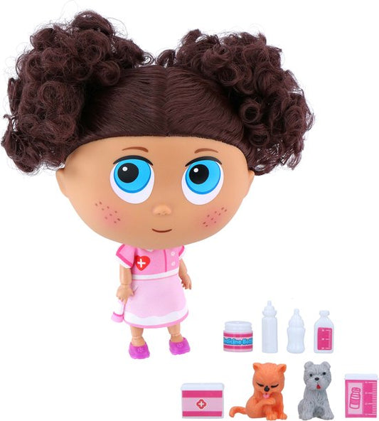 Eddy Toys Set de poupées - avec accessoires - 20x11x19cm - thème du docteur