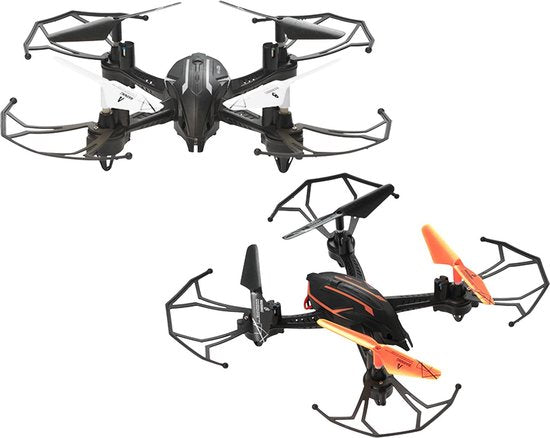 Denver DRB-220 - Ensemble de drones de combat - pour enfants - Noir - Jouet - Orange