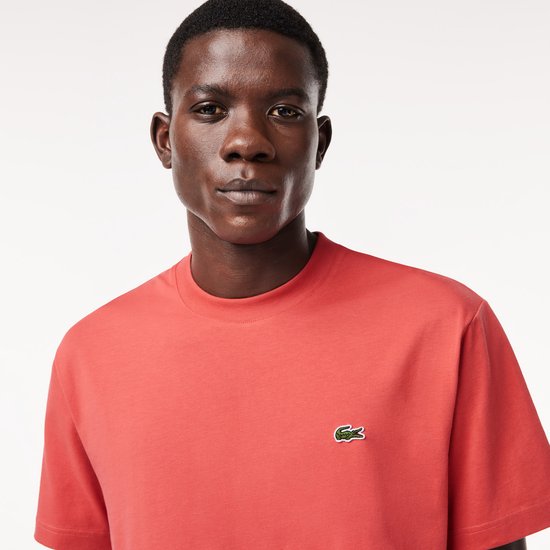 T-shirt Lacoste Orange - Taille L - Homme - T-shirts imprimés
