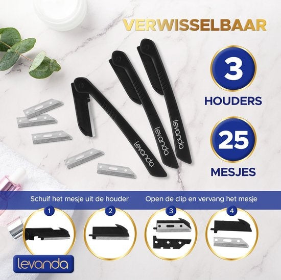 25 rasoir à sourcils durable - dermaplaning - rasoir jetable - rasoir à sourcils - rasoir à sourcils - lames de rasoir femme - tondeuse à sourcils