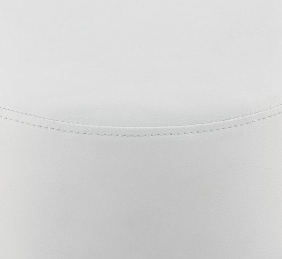 Tabouret de coiffeuse pivotant / Tabouret Tonia - Blanc - ø 38,5 x 65 cm