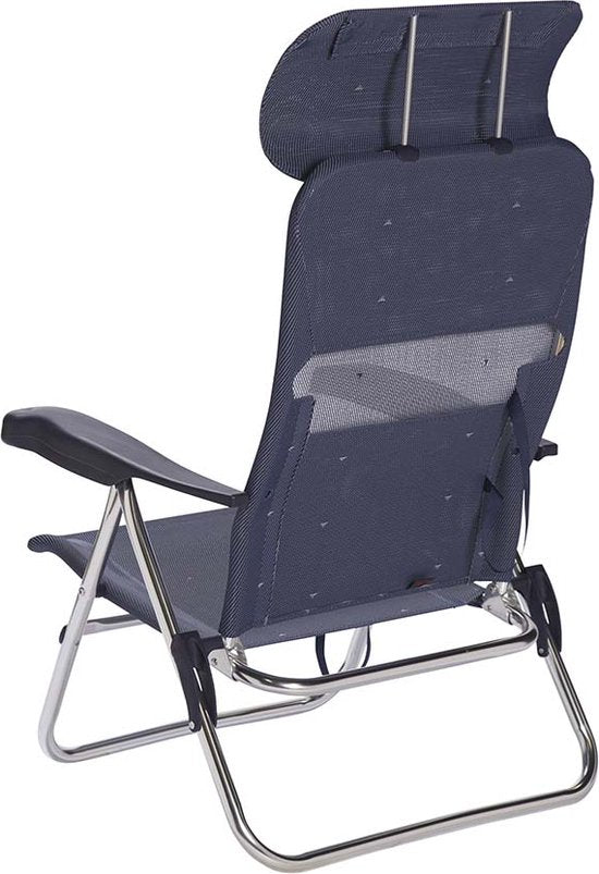 Crespo - Chaise de plage - AL/205 - Compact - Bleu foncé