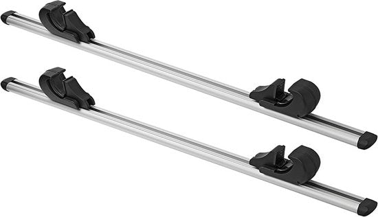 Barres de toit Pro Plus - Longueur 120 cm - Aluminium - Charge maximale 90 kilos - Lot de 2