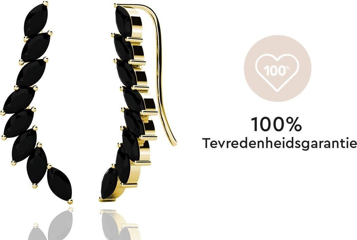 Boucles d'oreilles pour femmes - Yolora - Cristaux Kalpa Camaka - Or