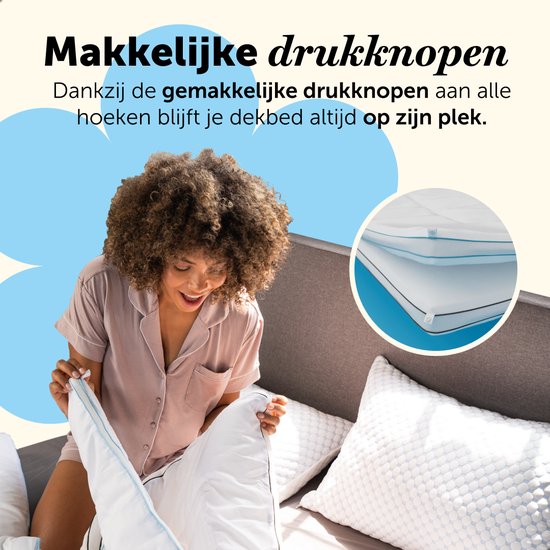 Couette 4 saisons Cloudpillo - 3D Air Mesh - 240x200 cm - 30 jours d'essai - Couette double - Couette d'été & couette d'hiver