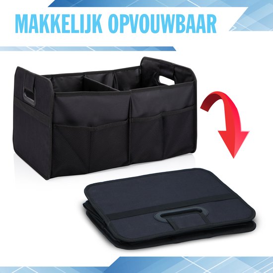 All Ride Organisateur de coffre - Pliable - Accessoires de voiture - Noir
