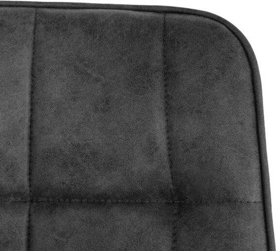 Refurna - Chaise de salle à manger Yerevan Microleather Anthracite