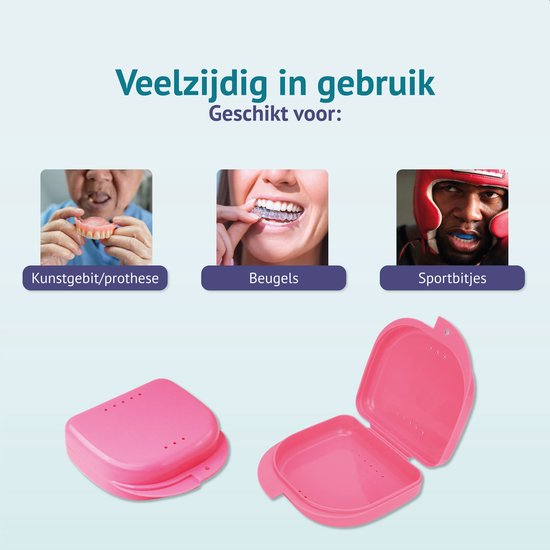 Alyze Plateau pour dents et appareils dentaires - rose