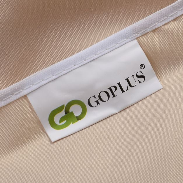 Sun Canopy Couverture de remplacement pour Rocking Chair Beige/Green 168 x 115 cm