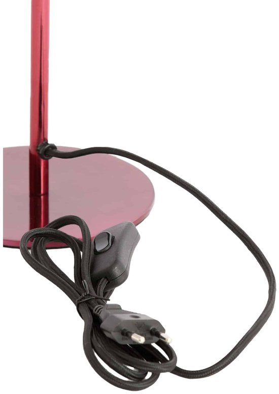 Lampe de table Light & Living Cedillo - Rouge - 18 x 28 cm