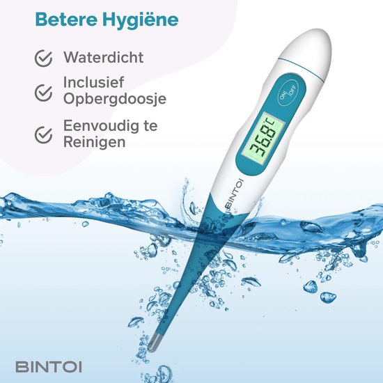 Bintoi® XR210 - Thermomètre corporel numérique - Thermomètre de fièvre - Thermomètre de température