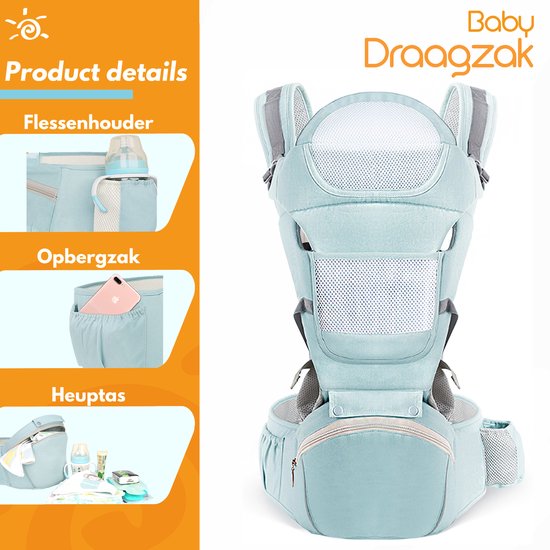 Moxica Baby Carrier - Écharpe - Porte-bébé - Porte-bébé - Porte-bébé