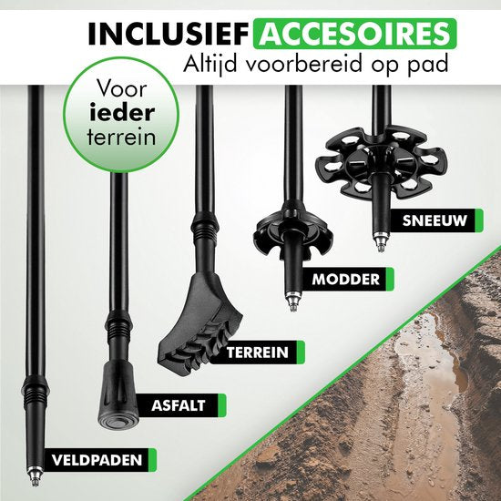 Bâtons de marche nordique Travelhawk Bâtons de trekking - randonnée - trekking - ajustable - pliable - alternativement télescopique et rétractable