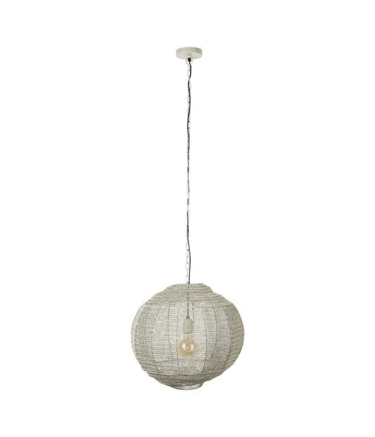 Dutchbone Meezan Lampe pendante M - Ø 30 cm - Style vintage - Gris