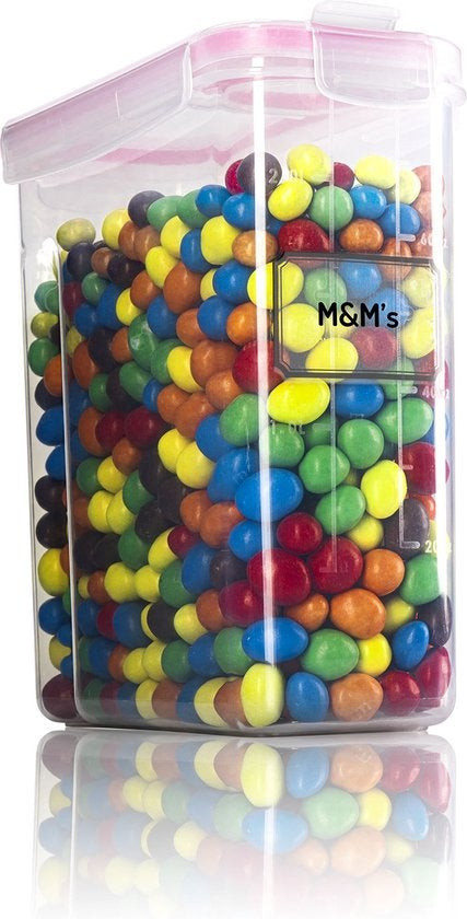 TNM Bidons de stockage - Etanches - Set (4x2.5L) - 4 couleurs