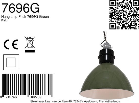 Suspension Anne Lighting Frisk - Vert