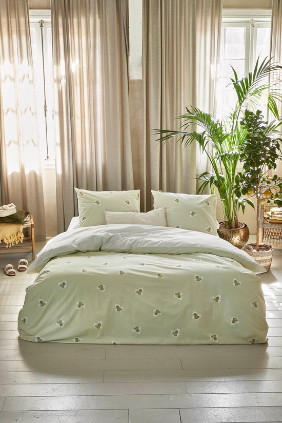 Walra Housse de couette Glossy Grapevine - 200x220 - 100% Coton (BCI) - Vert