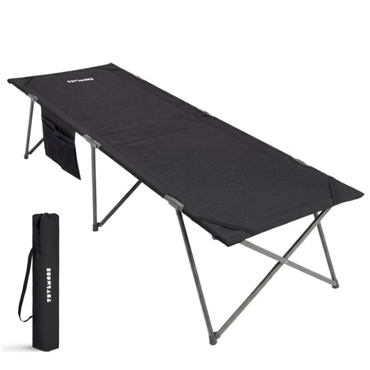 Lit de camp Trvlmore - 213 x 79 x 50 cm - extra large - pliable - lit de camping